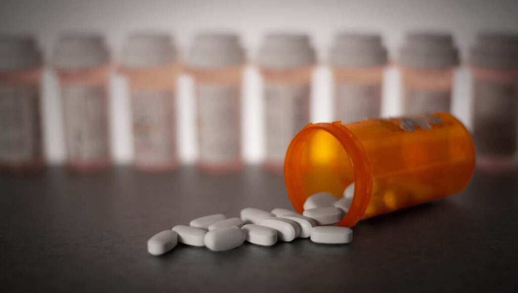 prescription drug pill bottles